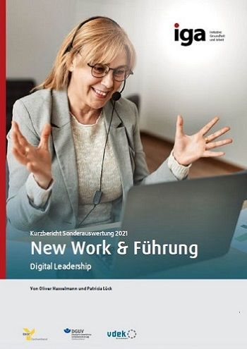 Titelbild des Kurzberichtes New Work & Führung: Digital Leadership
