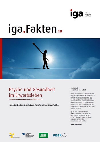 Titelbild iga.Fakten 10: Ein Mann balanciert mit einer Balancierstange in seinen Händen über ein Hochseil.