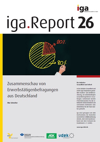 Titelbild des iga.Reports 26: Skizze eines Kreisdiagramms.