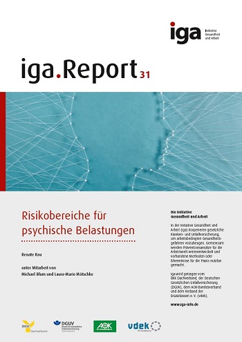 Titelbild des iga.Reports 31: Stecknadeln formen das seitliche Profil eines menschlichen Kopfes. An diesem Kopf ziehen Fäden in verschiedene Richtungen.
