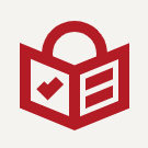 Symbol für Leichte Sprache: Ein Kopf schaut über ein aufgeschlagenes Buch hervor.